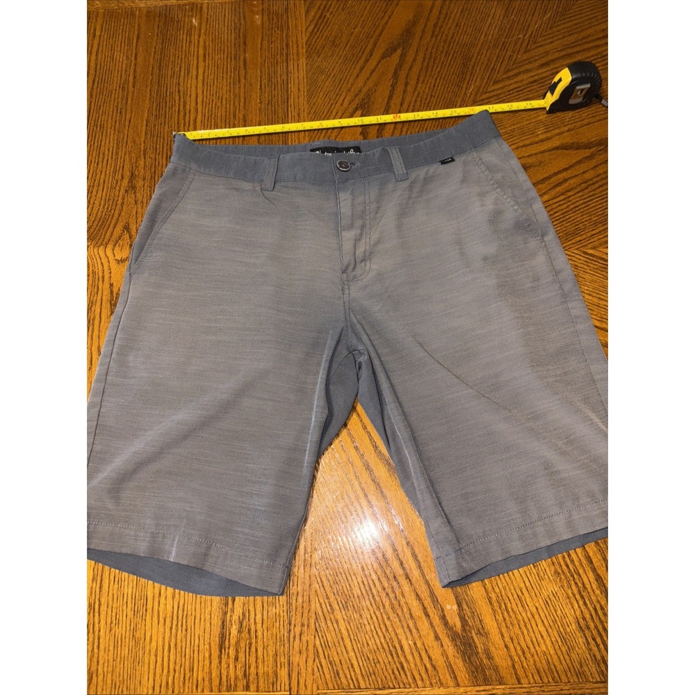Travis Mathew Shorts Mens 34 Gray Golf‎ Chino Casual Flat Front